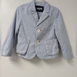 Papermoon Light Blue Pinstripe Kids Blazer